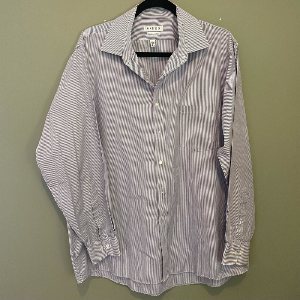 Van Heusen Button Down Striped Shirt